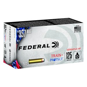 Federal Train & Protect Handgun Ammunition .357 Mag 125gr JHP 1440 fps 50/ct