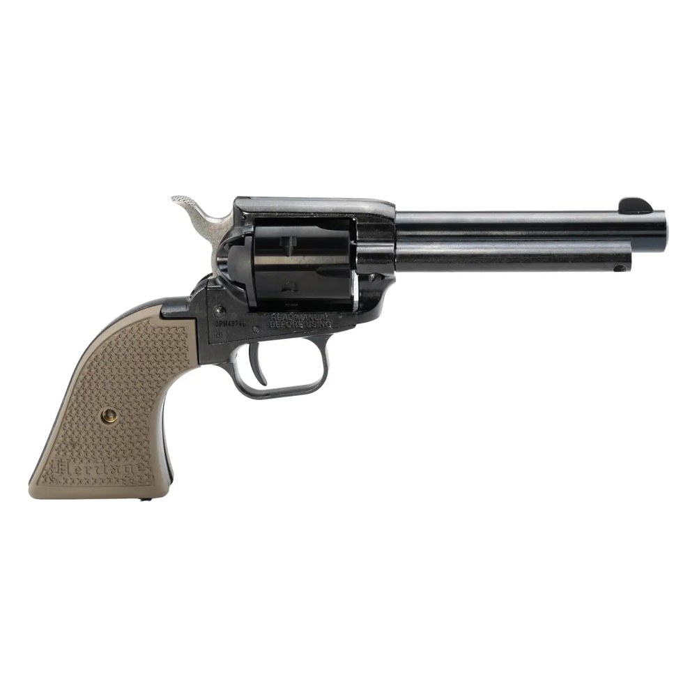 HERITAGE MANUFACTURING 22LR BLUE 4.75″ FS FDE POLY