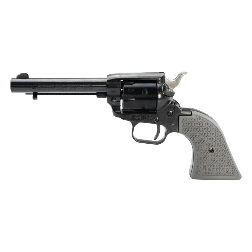 HERITAGE MANUFACTURING 22LR BLUE 4.75″ FS GRY POLY