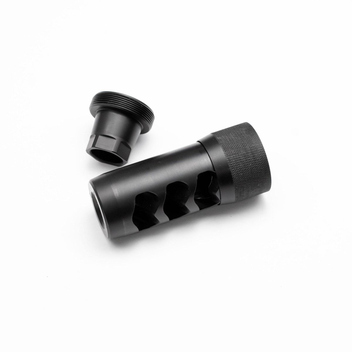 Area 419 Hellfire Self Timing Muzzle Brake 7mm/30cal Black Nitride 5/8-24