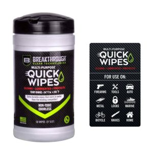 Breakthrough Clean Technologies Multi-Purpose CLP Quick Wipes 5"x6" 50/ct
