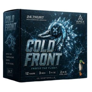 Apex Ammunition Cold Front Steel  Shotshell Ammunition 12ga 3'' 1-1/4oz #2 & #4 25/ct