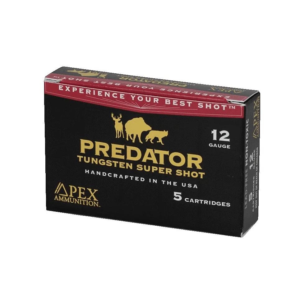 Apex Ammunition Predator TSS Shotshells 12ga 3" 2oz 1200 fps #2 5/ct
