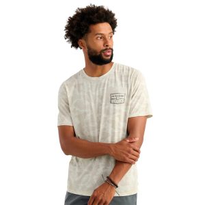 Huk Drift Performance Short Sleeve Shirt Silver Birch Camo XL