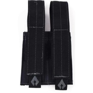 Advance Warrior Solutions Pistol Double Mag Pouch Black