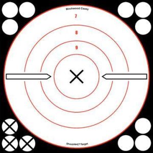 Birchwood Casey Shoot-N-C White/Black Bull's-Eye "X" Targets