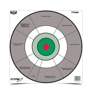 Birchwood Casey EZE-Scorer 12" Handgun Trainer Targets 13/ct