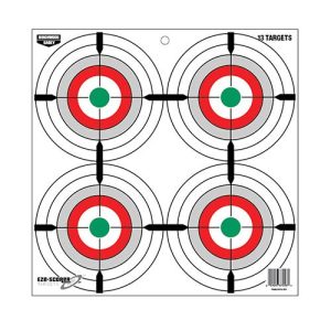 Birchwood Casey EZE-Scorer 12" Multiple Bull's-Eye Paper Target 13/ct