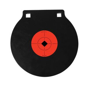 Birchwood Casey World of Targets Double Hole AR500 Gong 10" 3/8" Thick