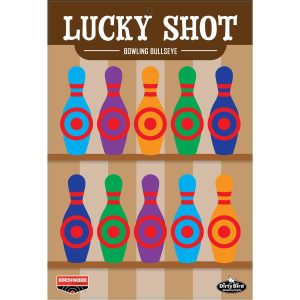 Birchwood Casey Dirty Bird "Lucky Shot"  Bowling Pins Target 12"x18" 6/ct
