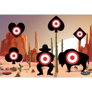 Birchwood Casey Dirty Bird "Aces High" Target 12"x18" 6/ct