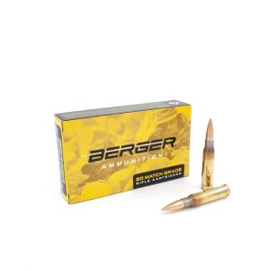 Berger Tactical Match Grade Rifle Ammunition 308 Winchester 185gr Juggernaut OTM 2608 fps 20/rd