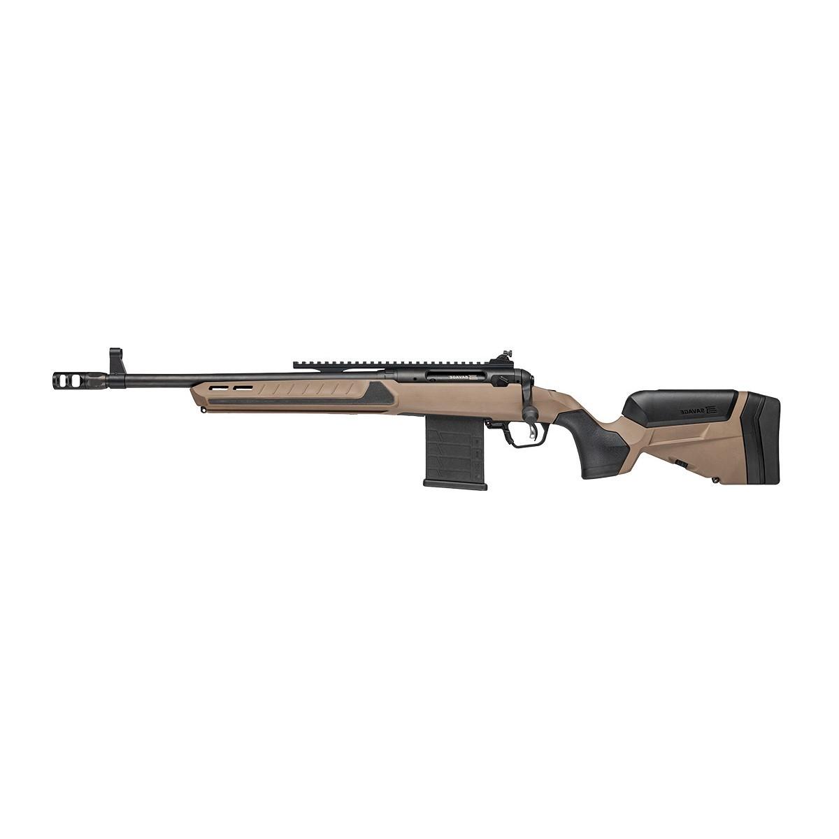 Savage 110 Scout Left Hand V2 Rifle 6.5 Creedmoor 10rd Magazine 16.5 Threaded Barrel Tan Stock