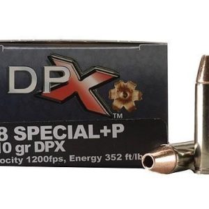 COR-BON Handgun Ammunition .38 Spl (+P) 110 gr DPX 1050 fps 20/ct