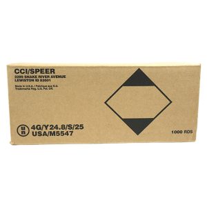 CCI Blazer Brass Handgun Ammunition .40 S&W 165 gr FMJ 1050 fps 1000/ct Case