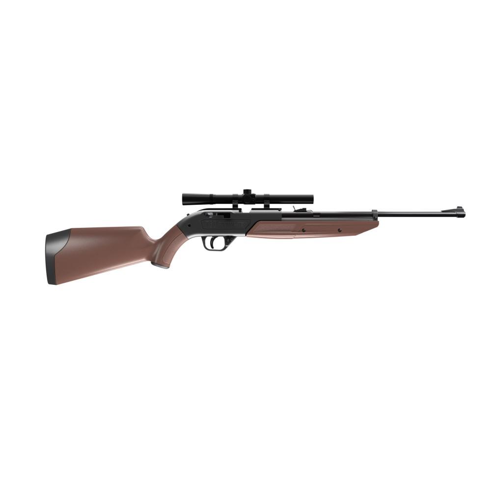 Crosman 760 Pumpmaster Bolt Action Variable Pump Rifle .177 Cal Synthetic Brown with 4x15 Scope