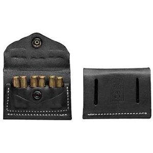 DeSantis 2x2x2 Cartridge Pouch for Most .38/.357 Cal Black Ambi