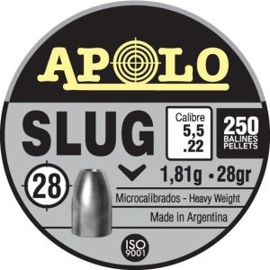 Hatsan Apolo Slug Air Rifle Pellets .22 Cal 28 gr 250/ct