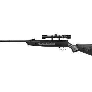 Hatsan 1000S Spring Striker Combo Air Rifle - Black Syn Optima 3-9x32 Scope .25 cal 750fps