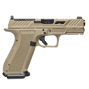 Shadow Systems CA Compliant XR920 Handgun 9mm Luger 10rd Magazine(2) 4" Spiral Black Barrel FDE Grip/Slide