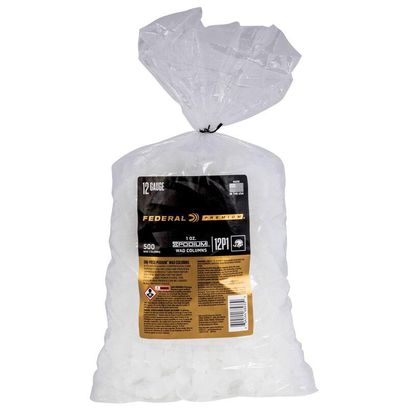 Federal Podium Wad 12ga 1oz 500/ct