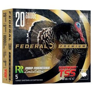 Federal Heavyweight TSS Rob Roberts Special Edition Shotshell 20ga 3" 1-5/8oz 1000 fps #9 5/ct