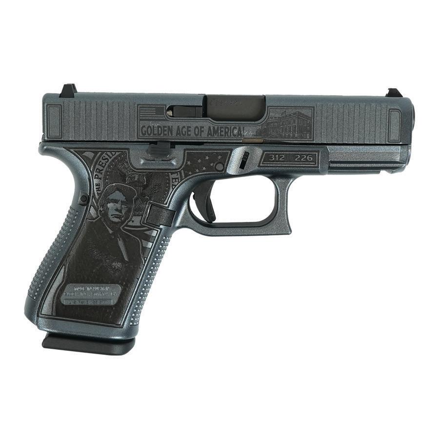 Glock G19 Gen 5 Custom "Trump 47th" Handgun 9mm Luger 15rd Magazines (3) 4.02" Barrel Austria