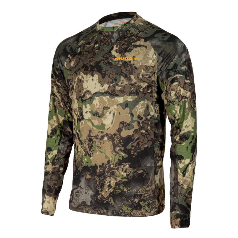 Muddy Base Layer Crew Long Sleeve Shirt Veil Canyon Hybrid M