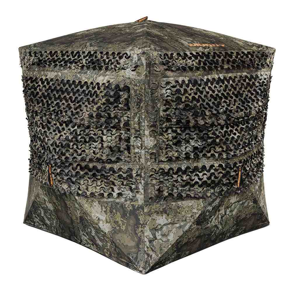 Muddy Carnage Die Cut Ground Blind Veil Canyon Grey