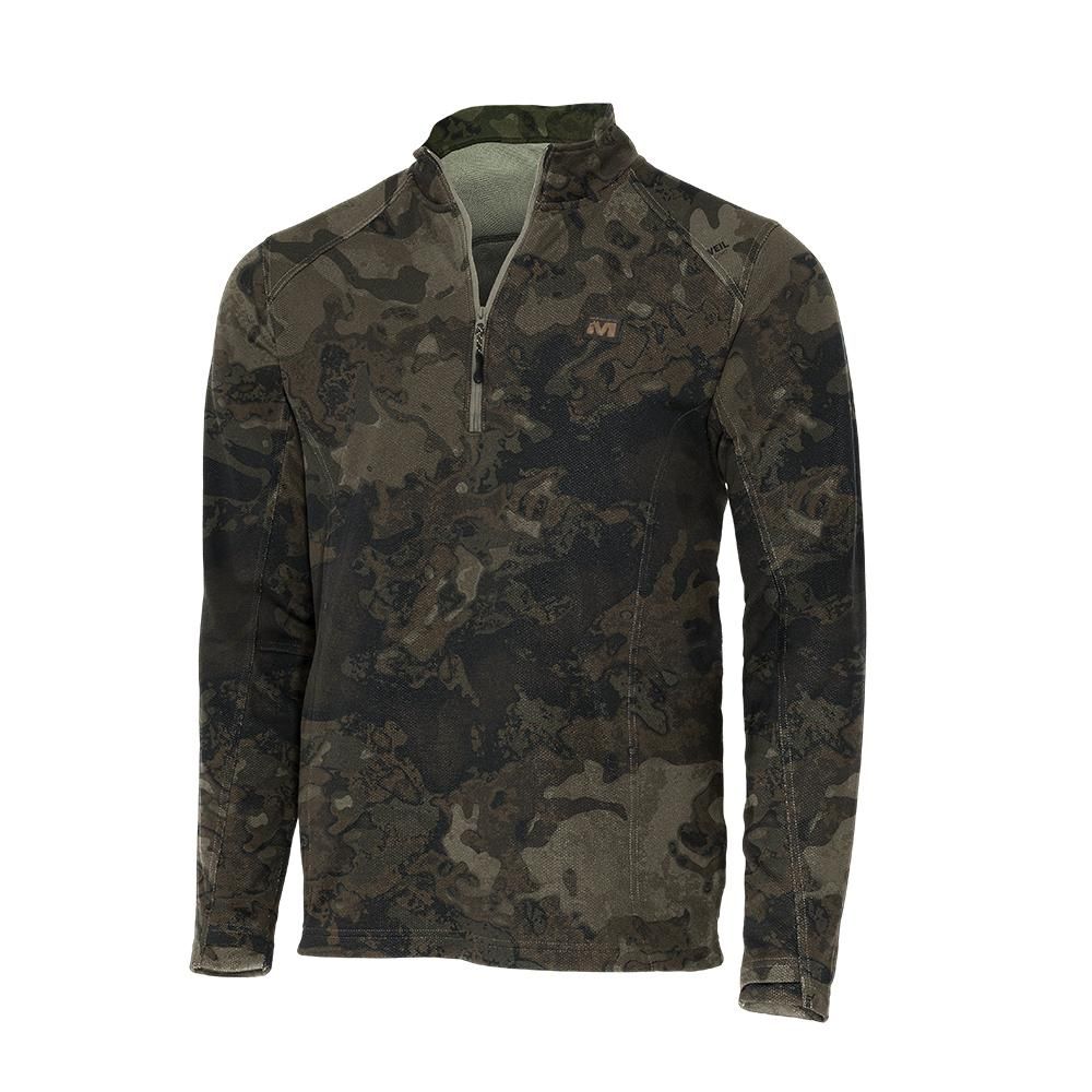 Muddy DV8 Quest Midweight Quarter Zip Sweatshirt Veil Canyon Grey XL