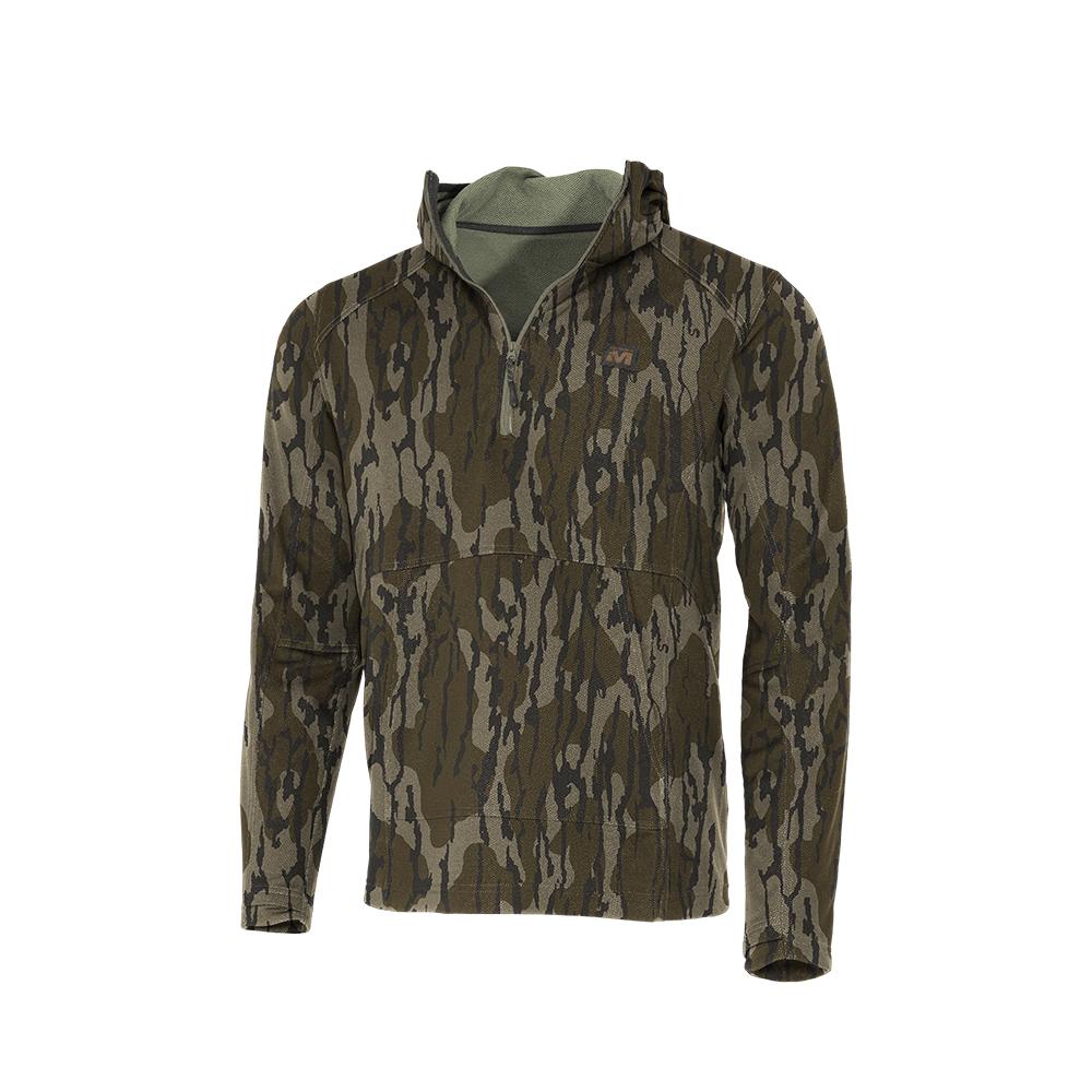 Muddy DV8 Quest Midweight Quarter Zip Hoodie Mossy Oak Bottomland 2XL