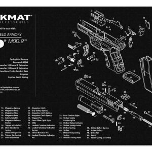 TekMat 11x17 Gun Cleaning Mat- Springfield Armory XD Mod.2
