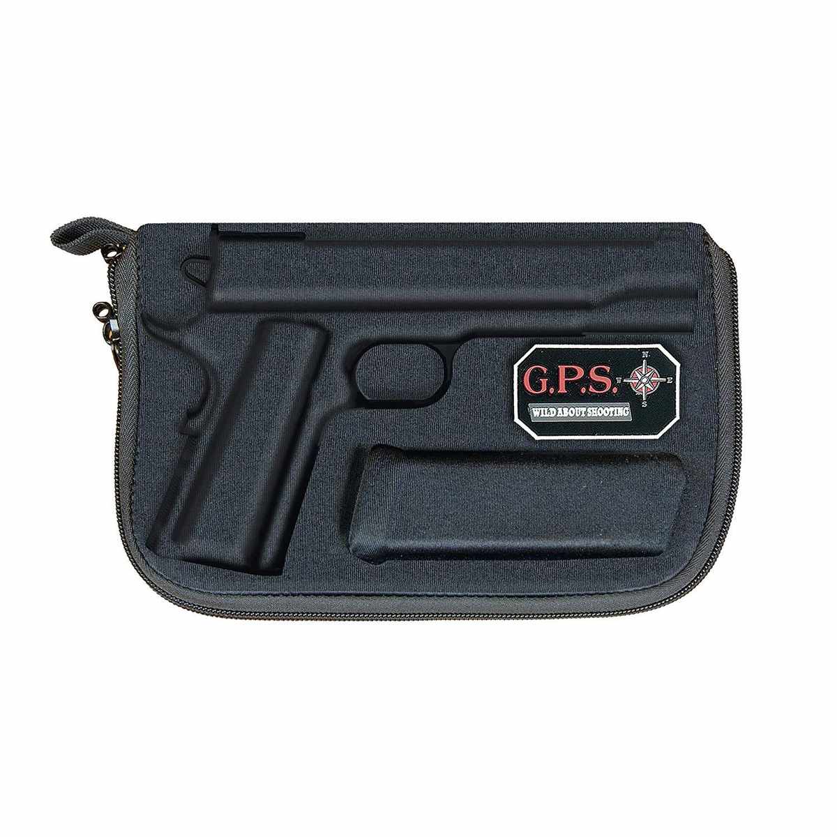 G-Outdoors Compression Molded Pistol Case for 1911 size Pistols - Black