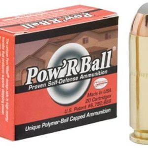 Glaser Pow'RBall Handgun Ammunition 10mm Auto 135 gr JHP 1400 fps 20/ct