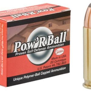 Glaser Pow'RBall Handgun Ammunition .38 Super 100 gr JHP 1525 fps 20/ct