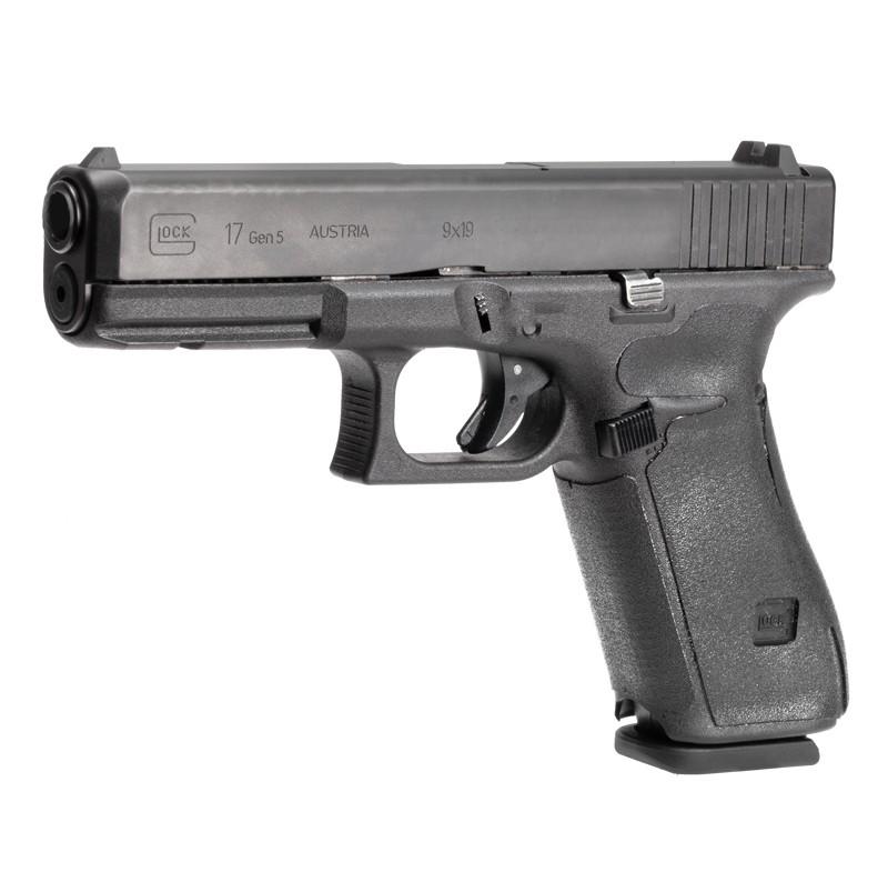 Hogue Wrapter Rubber Adhesive Grip for Glock Gen 5 Models 17 17MOS 34MOS 45 45MOS 19X - Black