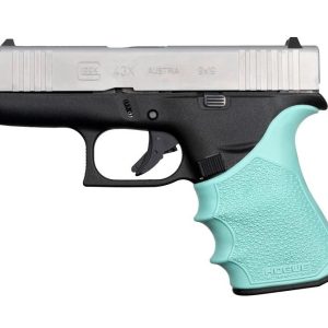 Hogue HandAll Beavertail Grip Sleeve Glock 43X 48 - Aqua