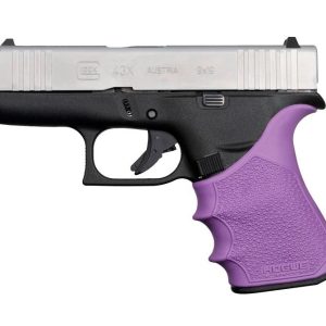 Hogue HandAll Beavertail Grip Sleeve Glock 43X 48 - Purple