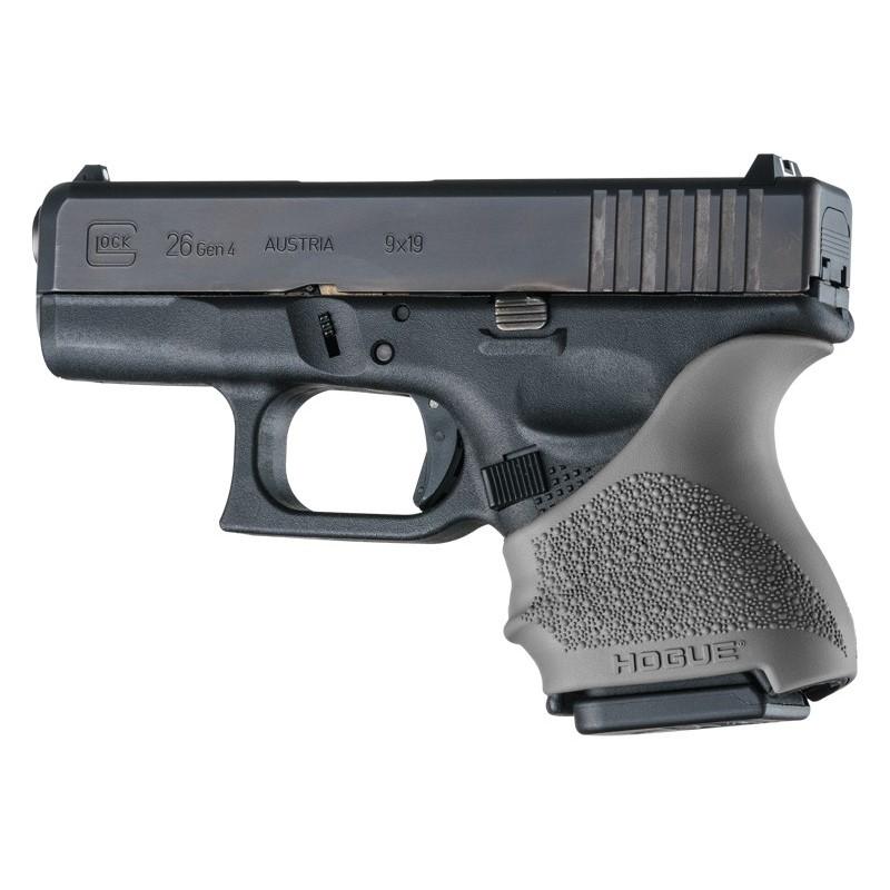 Hogue HandAll Beavertail Handgun Grip Sleeve for Glock 26/27 Slate Grey