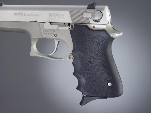 Hogue S&W 6906 Shorty 40 Rubber Grips with Finger Grooves