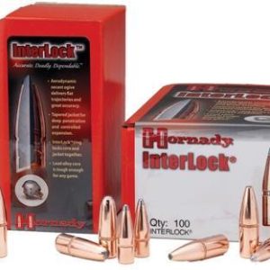 Hornady InterLock Bullets .30 cal .308" 220 gr RN 100/ct