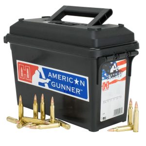 Hornady American Gunner Rifle Ammunition 5.56X45 NATO 55 gr HP 3240 fps 247/ct