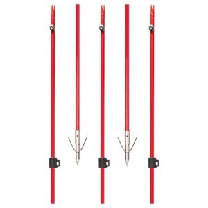 Cajun Bowfishing Fiberglass Arrow with Piranha Long Barb XT