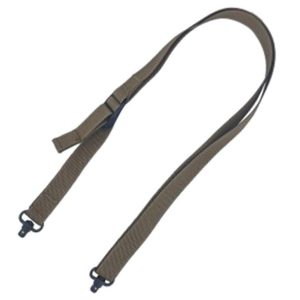 TacShield Sport Ridge 2 Point Rifle Sling 1" Wide QD Swivels Coyote Brown