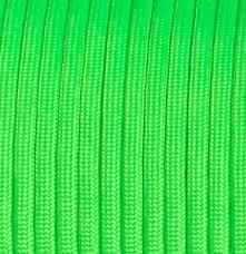 Mero 550 Paracord - 100' 550 lb Green Neon