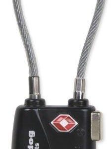 Single Pack TSA Sentry Approved Lock w/Steel Cable