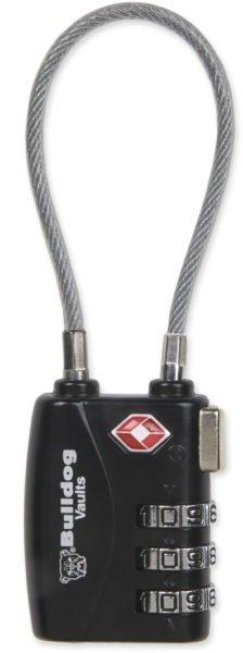 Single Pack TSA Sentry Approved Lock w/Steel Cable