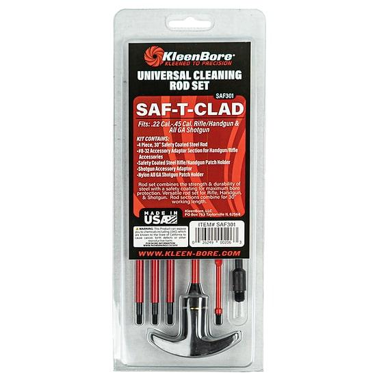 KleenBore Universal Saf-T-Clad Cleaning Rod Set .22-.45 Cal. All Gauge Handgun Rifle Shotgun