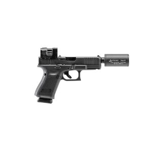 B&T Hush Puppy Suppressor Coyote Tan - MUST BUY HUSH PUPPY KIT- KHBTHUSHPUPPYKITCSTM
