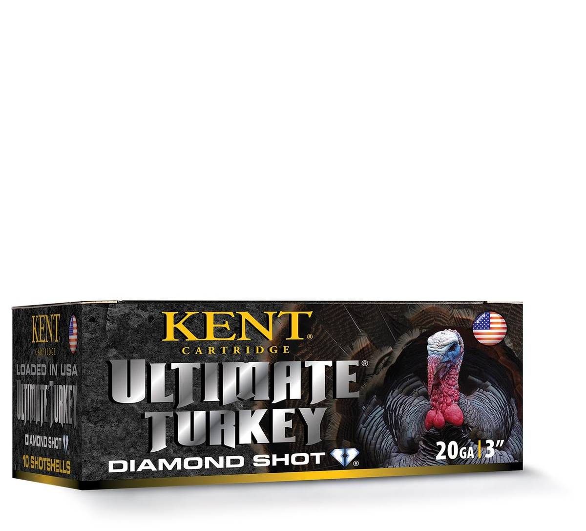 Kent Ultimate Diamond Shot Turkey 20GA 3 MAX 1-1/4OZ #5 1300 fps 10ct